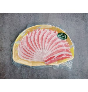 'Yume No Daichi' Hokkaido Snow Pork Belly Shabu Slices 150G 夢の大地北海道豚